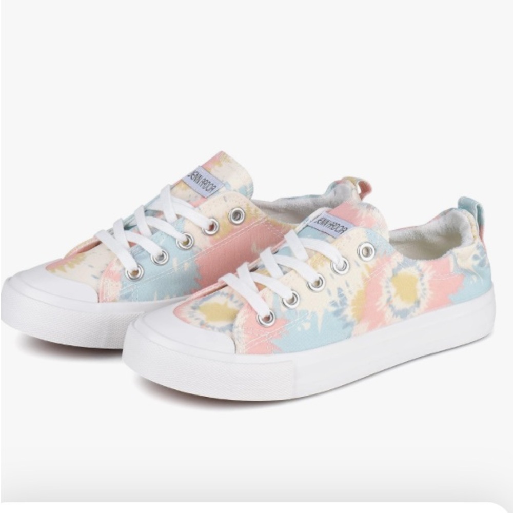 Jenn Ardor size 8 new canvas tie dye shoes